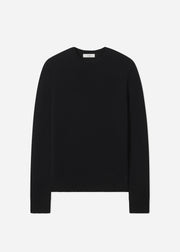 Crew Sweater in Cashmere - Black - CO Collections